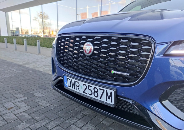 Jaguar F-Pace cena 269000 przebieg: 21126, rok produkcji 2022 z Orzysz małe 232